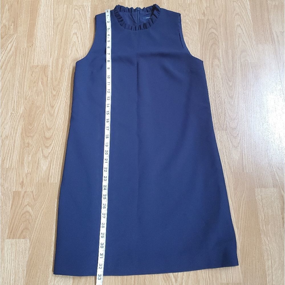 French Connection Navy Shift Dress Sz2 - Picture 7 of 10